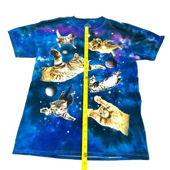 DOM Cats Graphic Tie Dye T-shirt Size L - Picture 2 of 7